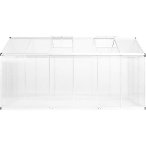 Serre Aluminium 362x190x195 cm 13,41 m³