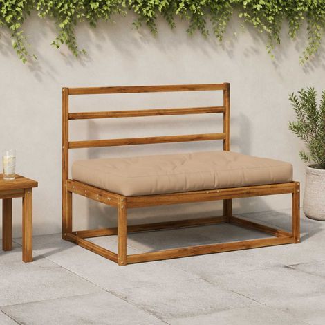 vidaXL Cojín para Pallet VIANEN 100% Poliéster Arena 120 x 60 x 12 cm (1/5)