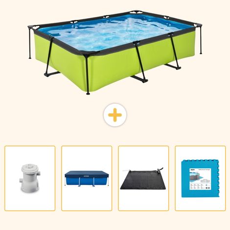 Exit-toys Piscine Exit Rectangulaire - 300x200x65 cm - 5-pièces S273 (1/5)