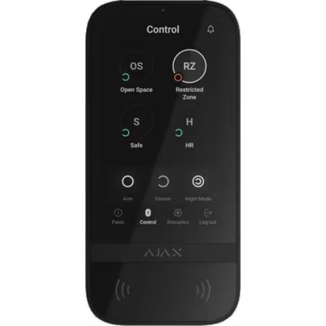 Ajax KeyPad TouchScreen Jeweller Tastiera wireless Touch screen Bianco 133211.83.BL1 (1/5)