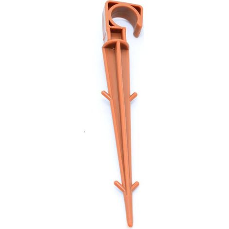 Lot de 20 Pieux Guide Tuyau - PEHD - Hauteur 16.5 cm - Largeur 3 cm - Pour Tuyaux 16 à 20 mm (1/3)