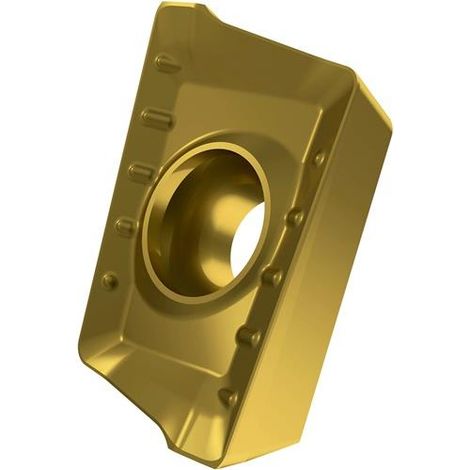 Fräswendeschneidplatte ISO APKX 1103PDER-M:M8340 D.2,8mm PVD beschichtet Gold (1/2)