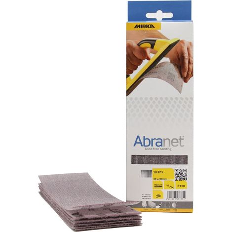 Rete abrasiva Mirka Abranet P120 80x230 mm 10 pezzi (1/5)