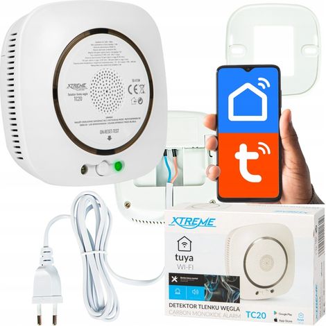 Sensore di monossido di carbonio CO, LED smart tuya, Wi-Fi certificato (1/5)