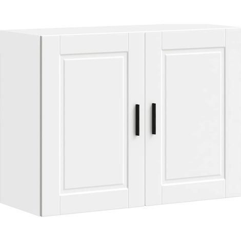 Maison Exclusive - Armoire murale de cuisine Porto blanc bois d'ingénierie (1/5)