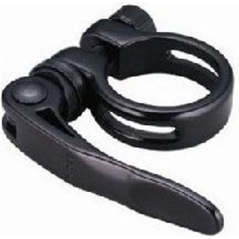 Collier de serrage pour tige de selle, aluminium, 28,6 mm, noir