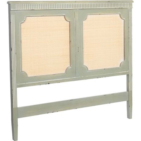Cabezal de cama de Madera con rejilla 150x5x130h cm (1/5)