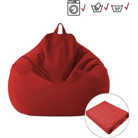Housse de canapé - Noname - 70x80cm - Rouge - Polyester - Intérieur et extérieur (1/4)
