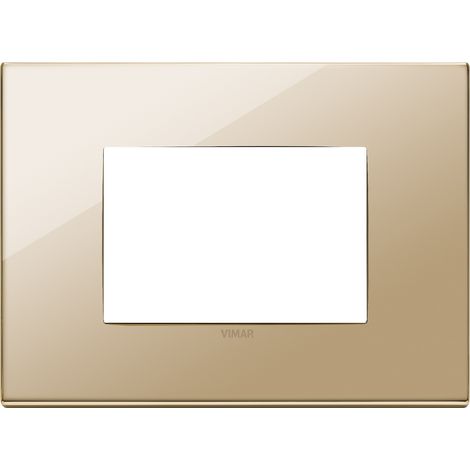 Placca 3M oro Vimar  22653.82