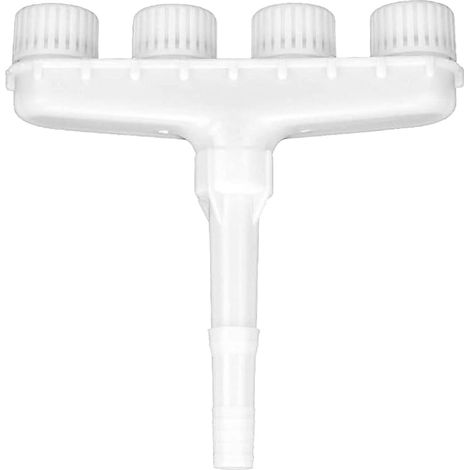 Juego de pulverizador de jardín de 2 piezas: atomizador giratorio con múltiples boquillas, pulverizador ajustable para el riego de céspedes, jardines y huertos. Incluye bomba, manguera y 4 boquillas.  (1/5)