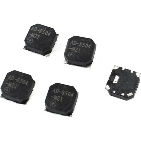 5 pièces 8,5 mm x 3 forme carrée passive SMD-été noir DC 1-30 V 90 mA