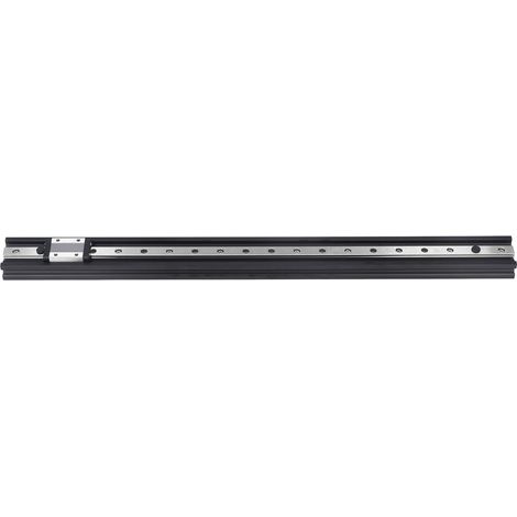 Profilé en aluminium noir 2040 V type rail linéaire par extrusion 12H, 500mm, pour imprimante 3D et machine CNC (1/5)