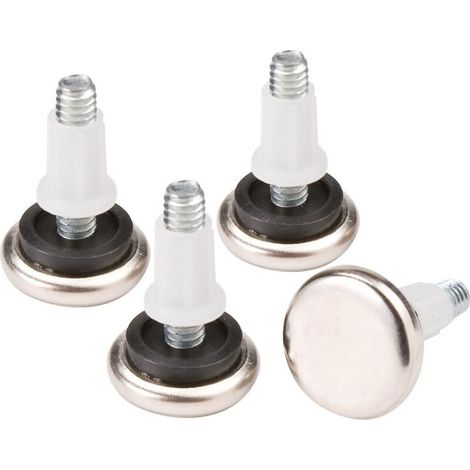 Patins antidérapants pour meubles - pour une meilleure stabilité et une réduction du bruit - Lot de 4, 4 x 3,5 cm (1/5)