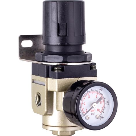 Druckminderer mit 1/4-Zoll-Manometer für Kompressor