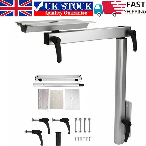 1 Pied de table orientable 360°, réglable, alliage d'aluminium, pour camping-car, caravane (1/5)