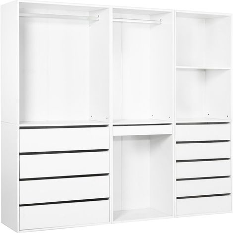 Set da toilette modulare "Opera" - 3 unità - Bianco