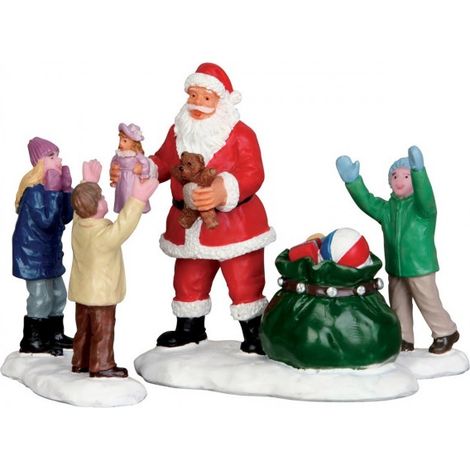 Lemax Incontro Con Babbo Natale Set 3 - It's Santa - LEMAX - 52318
