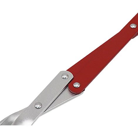 Langstielige Holzzange aus Aluminium, ideal für Lagerfeuer, Kochen, Camping und Grillen. (1/4)