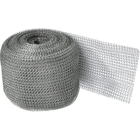 Grillage métallique anti-rats et rongeurs, 6 m, en acier inoxydable, anti-nuisibles, anti-parasites, rongeurs, souris, chauve-souris, oiseaux, pour jardin, maison (1/5)