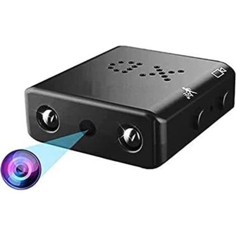 Mini Caméra Espion HD 1080P Caméra sécurité avec Vision Nocturne, Détection de Mouvement pour Utiliser à la Maison, en Voiture, au Bureau ou à l'Extérieur (1/5)