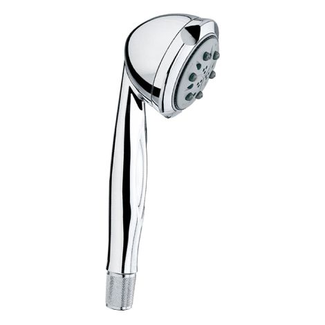 Bossini doccetta Miki 5 getti cromato per cabina doccia vasca da bagno attacco 1/2gas con sistema "Easy-Clean" (1/2)