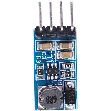 Lot de 2 modules élévateurs de tension ultra-compacts pour conversion de tension CC/CC 3,3 V, 3,7 V, 4,5 V et 5 V vers 12 V (1/5)