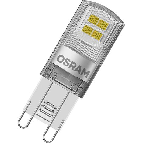 Paquete de 2 bombillas cápsula G9, OSRAM, 200 lm = 20 W, luz blanca cálida. OSRAM (1/3)