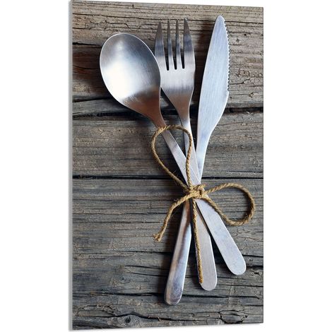 TAGLIERE IN VETRO 30x52 Posate (1/5)