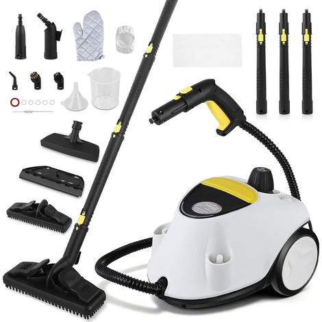 High Pressure Steam Cleaner 2100W – Stainless Steel Tank 2.1L 304 – Pressure 5 Bars (1/5)