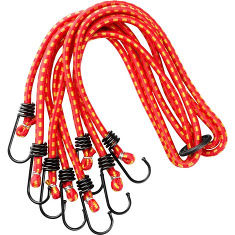 Corde en caoutchouc avec crochet araignée en acier 8x800mm Vorstahl (1/5)
