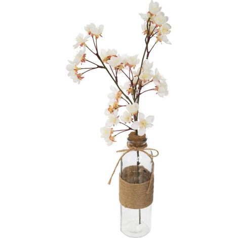 Ciliegio artificiale dream in vaso di vetro h46cm - Atmosphera créateur d'intérieur (1/4)