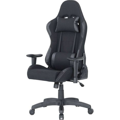 Silla con Ruedas - Sillón de Oficina Negro (1/3)