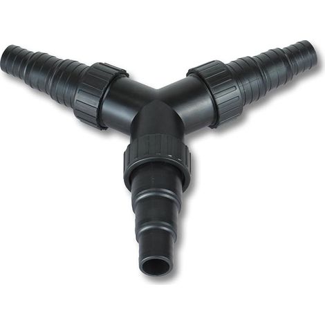 SunSun Y-distributeur 25/32/38mm pour Tuyau de bassin (1" / 1 1/4" / 1 1/2") (1/4)