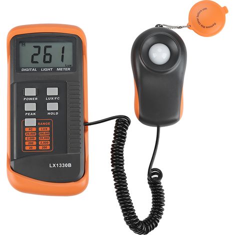 Luxmètre numérique LX1330B avec écran LCD, mesureur de lumière 0-200 000 lux (1/5)