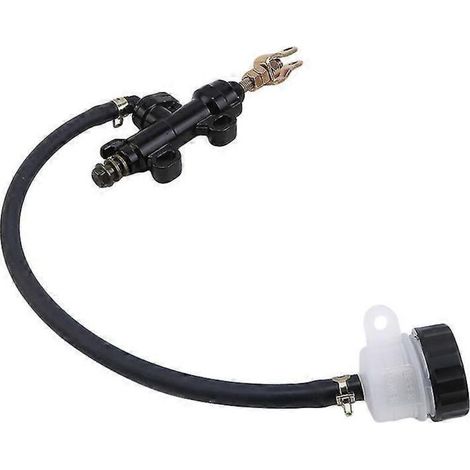 Pompe de frein arrière pour moto, pompe de frein hydraulique à pied arrière pour moto, maître-cylindre de frein arrière modifié, pièces détachées pour moto - noir