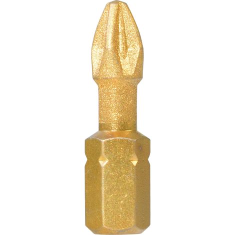 Embout de vissage RS PRO Pozidriv de 5 pièces , PZ2 ( Prix pour Boîte de 1 )