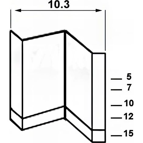 3 000 agrafes CADRE 10-12 - 10,3 x 12 mm - 314TU12 - Alsafix