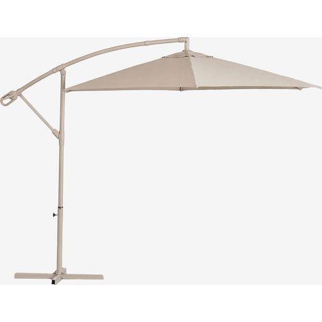 Parasol 295 cm en tela y acero Salina SKLUM       