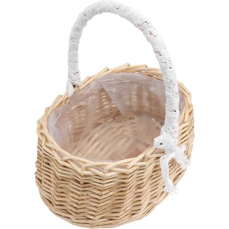 Paniers à fleurs de mariage au design artistique, fonctionnels et de rangement, pour la décoration de chambre (1 lot) (1/5)