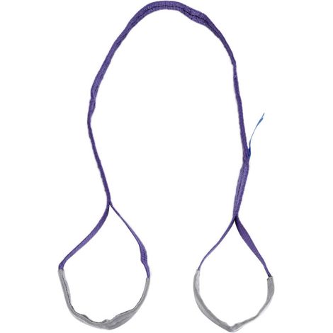 Sangle de levage plate, sangle épaisse PES 1T, pour le transport, 2 mètres