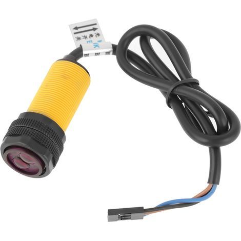 Capteur E18-D80NK, Détection D'évitement D'obstacles Infrarouge Réglable, évitement D'obstacles Robot, Pièce de Ligne, Commutateur de Capteur Photoélectrique, émetteur et..