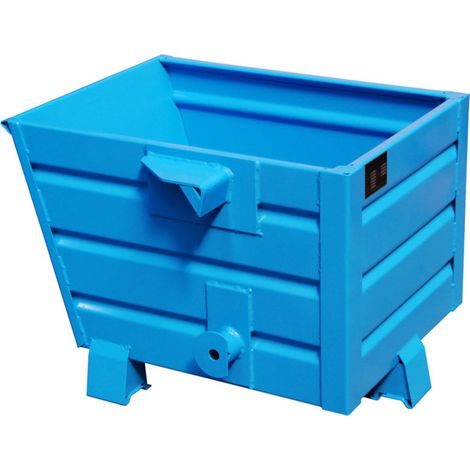 Bauer Südlohn Benne basculante empilable BSK 30, laquée, bleu clair