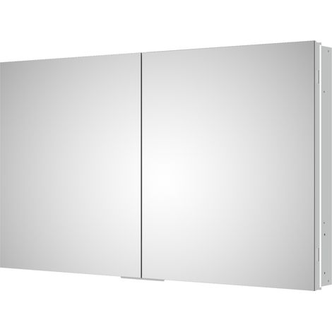 LED Einbau-Spiegelschrank Bernstein UP7012 120 cm mit Steckdose