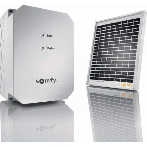 Somfy 2400961 - Kit di energia solare Solarset Compatibile motore cancello o garage RTS (1/3)