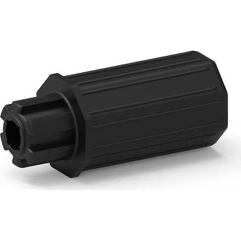 Slid'Up By Mantion – Embout d'axe crabot mâle pour tube octogonal 40 mm – Rond Ø12 mm ou carré 10 mm – Capacité 8 kg – Longueur 87 mm (1/3)