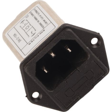 EMI-Filter, Rauschunterdrückung, Entstörungsmodul für einphasige Stromversorgung von Fernsehern und Tablets (115 V/250 V) (1/5)