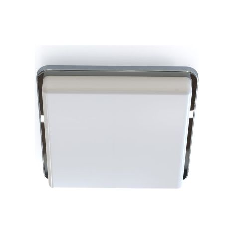 Nowodvorski Tahoe plafoniera quadrata 25 cm bianca IP44 E27