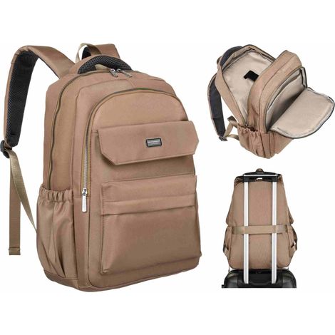 Mochila beige PTN CPY-02-9877 (1/5)