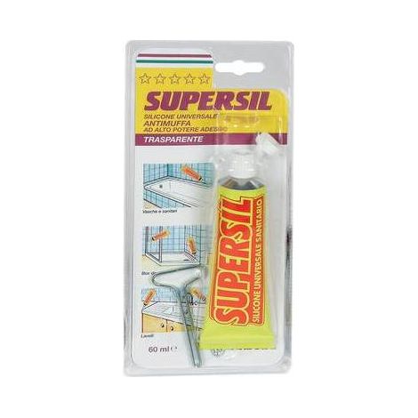 SIGILLANTE SILICONICO SUPERSIL 60 ml - Bianco