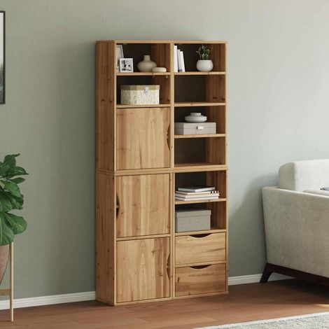 Side Cabinets 4 pcs "ODDA" 40x24x79 cm Solid Wood Pine vidaXL (1/5)